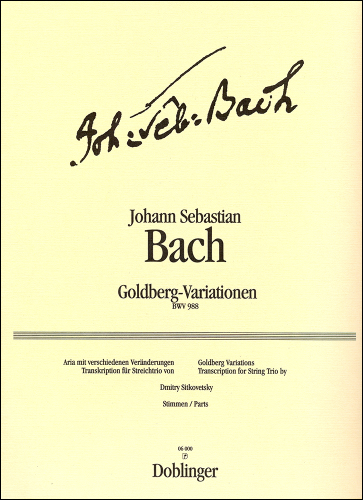 Other Cover Image Goldberg-Variationen G-Dur BWV 988