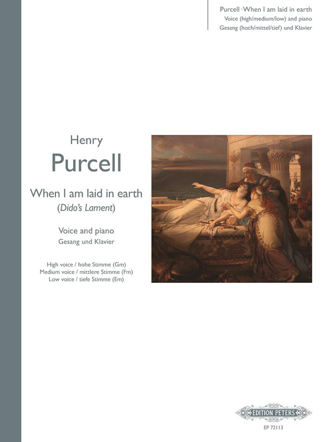 Front Cover Image When I am laid in earth (Dido's Lament) (für Gesang und Klavier