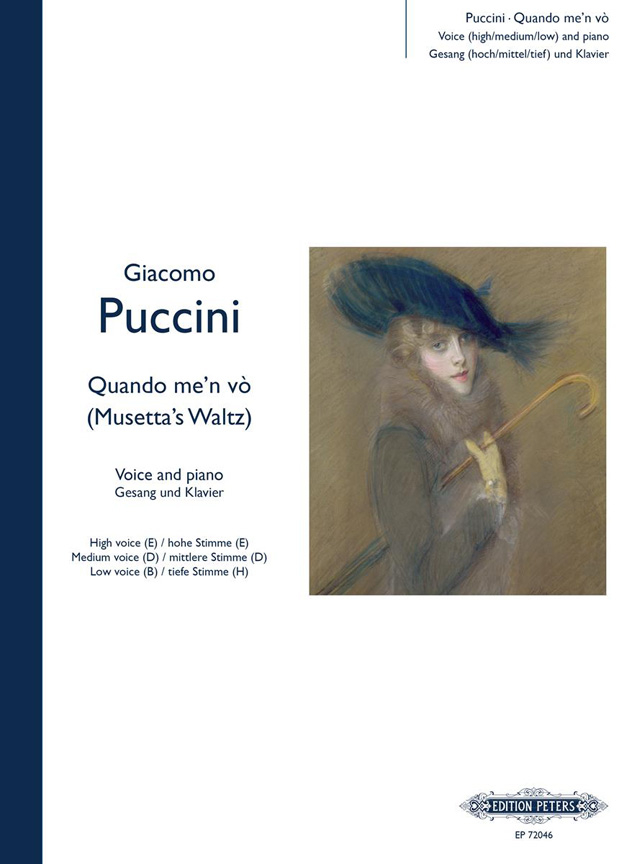 Front Cover Image Quando me'n vò (Musetta's Waltz) (für Gesang und Klavier