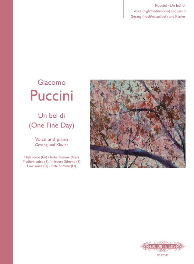 Front Cover Image Un bel dì (One Fine Day) (für Gesang und Klavier)