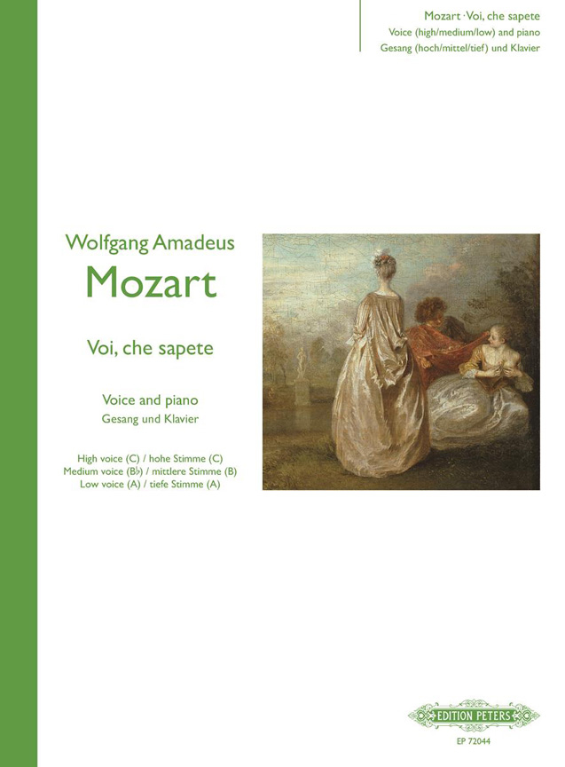 Front Cover Image Voi, che sapete / Sagt, holde Frauen / Tell me, you ladies