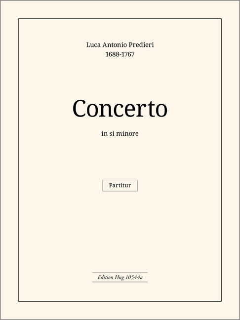 Front Cover Image Konzert h-Moll