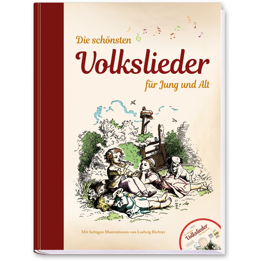 Front Cover Image Die schönsten Volkslieder für Jung und Alt – mit CD