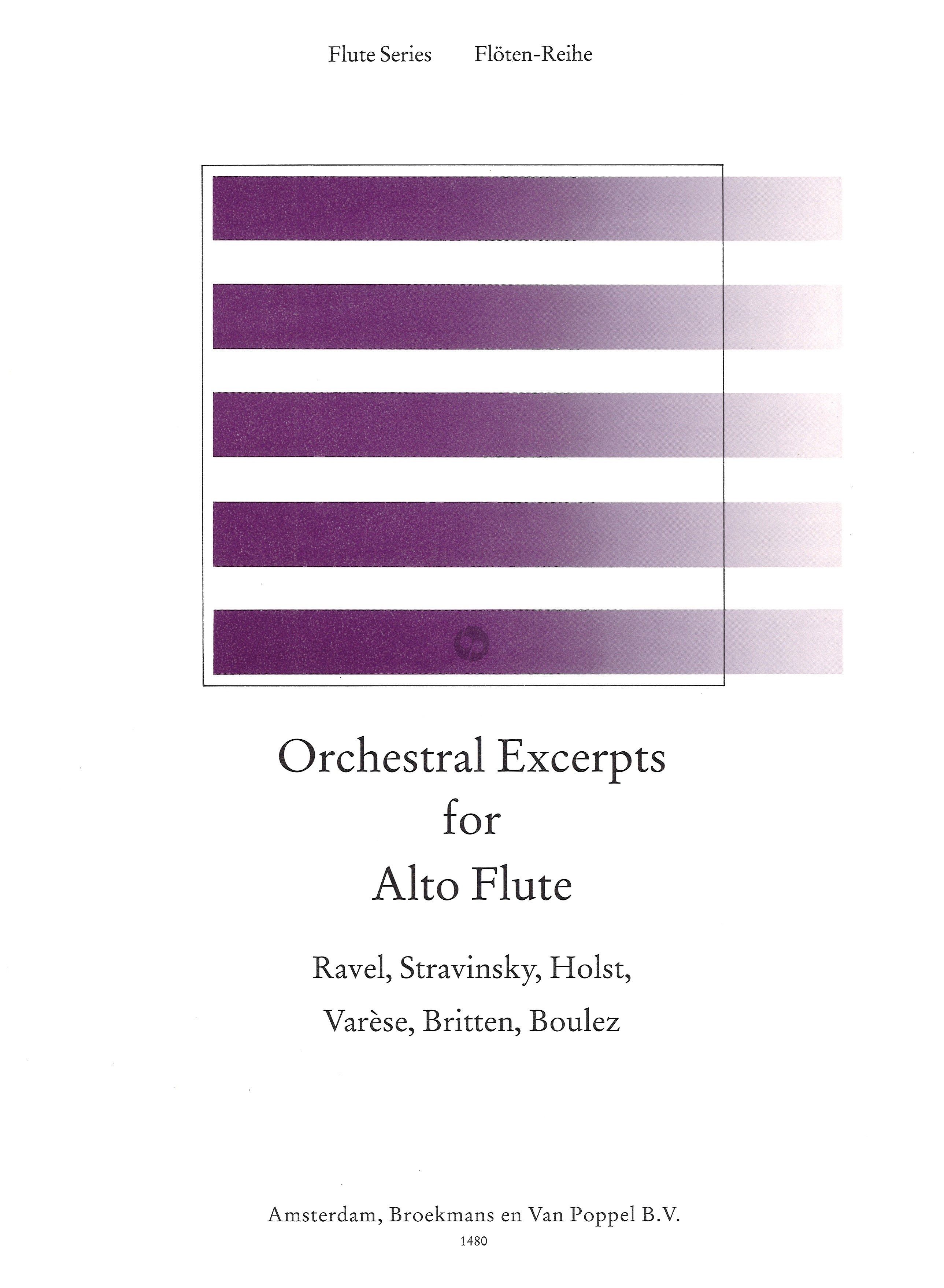 Other Cover Image Orchestral Excerpts for Alto Flute