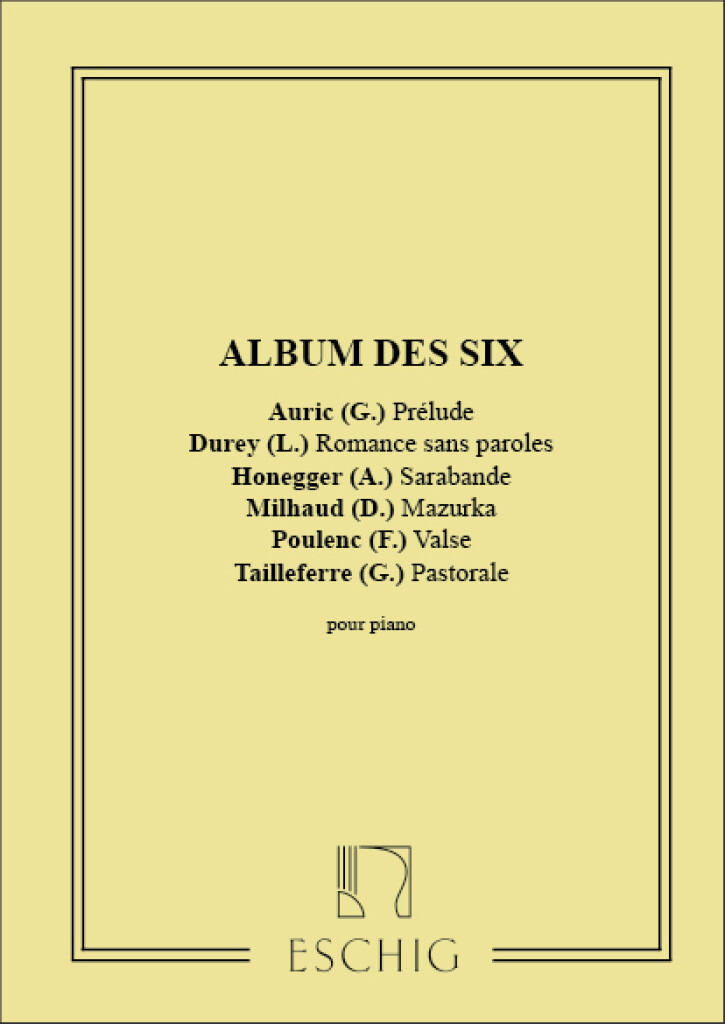Other Cover Image Album Des Six