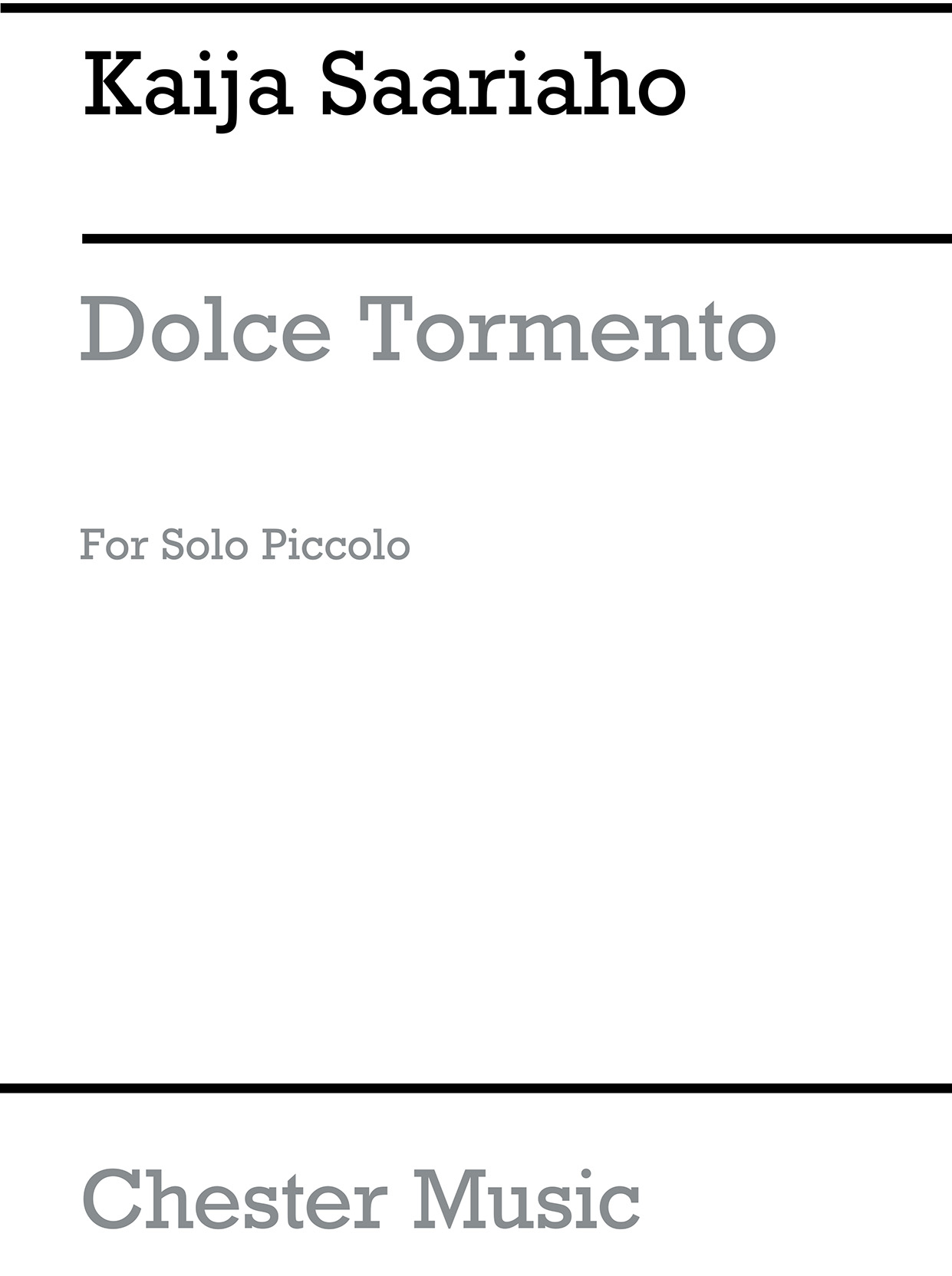 Other Cover Image Dolce Tormento (Solo Piccolo)