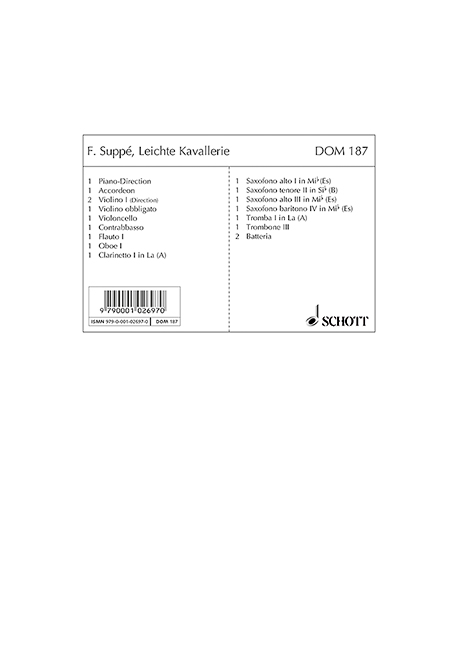 Front Cover Image Leichte Kavallerie