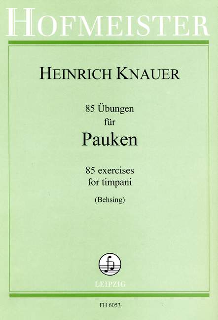 Front Cover Image 85 Übungen für Pauken