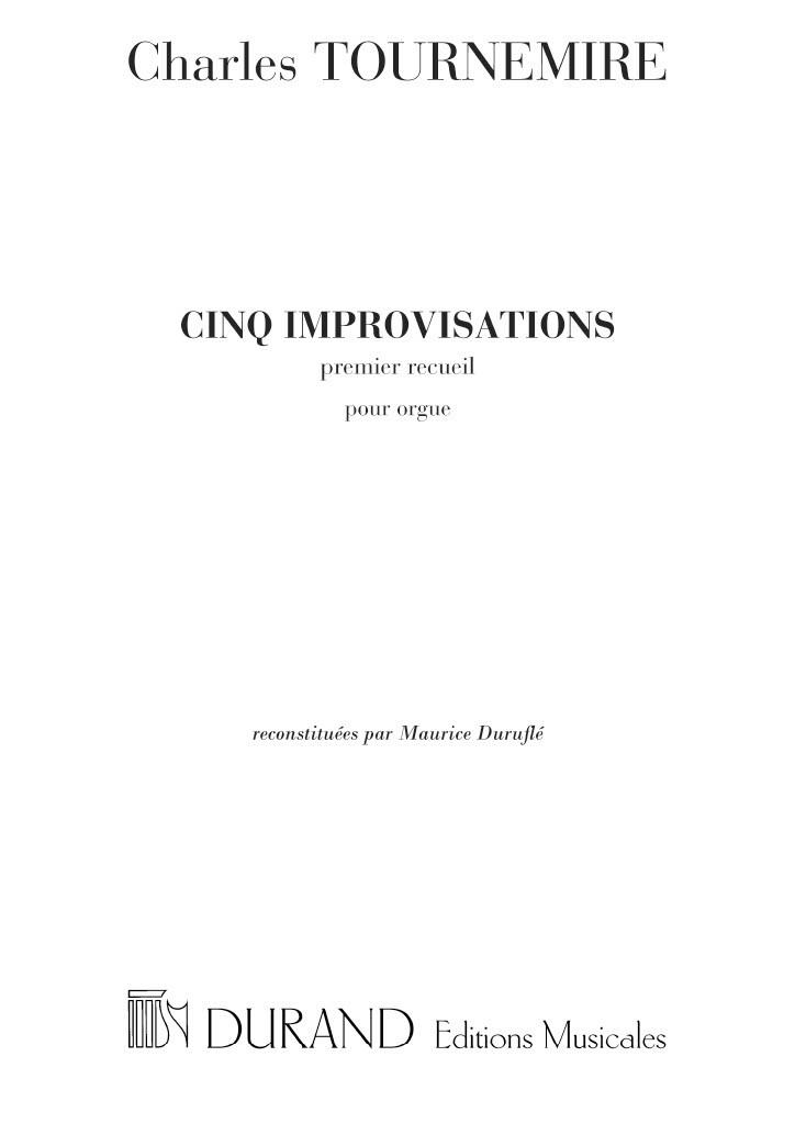 Other Cover Image 5 Improvisations 1