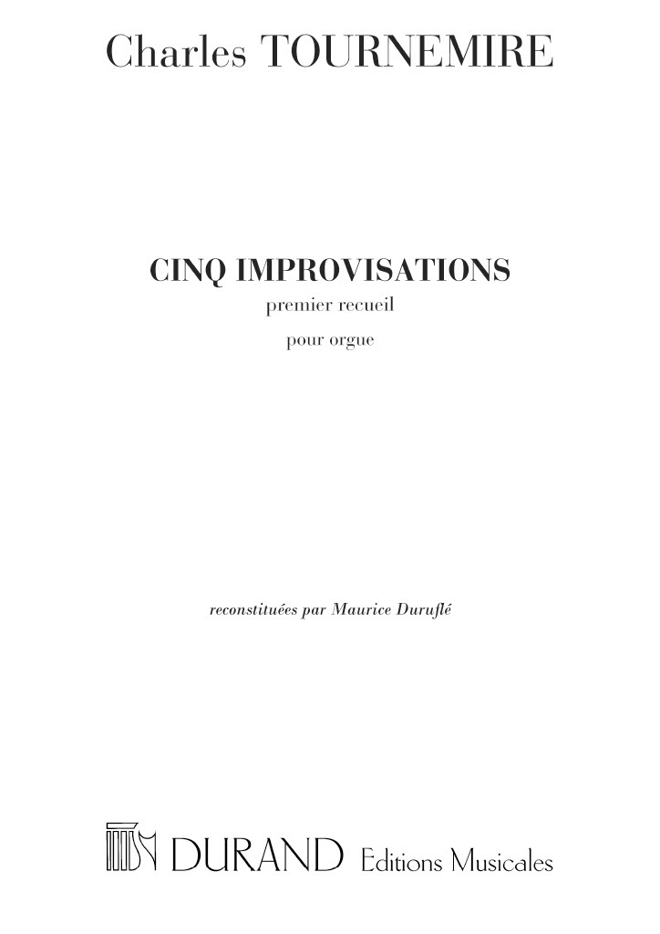 Other Cover Image 5 Improvisations 1