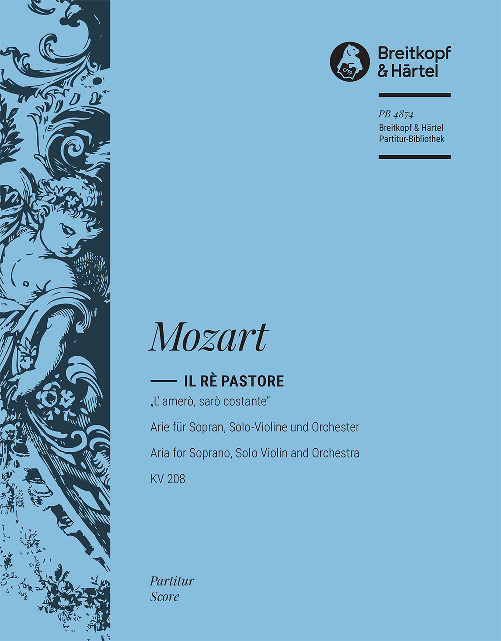Front Cover Image L'amerò, sarò costante aus der Oper Il Rè pastore KV 208