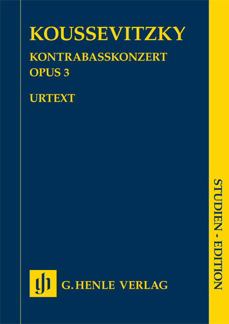 Front Cover Image Kontrabasskonzert op. 3