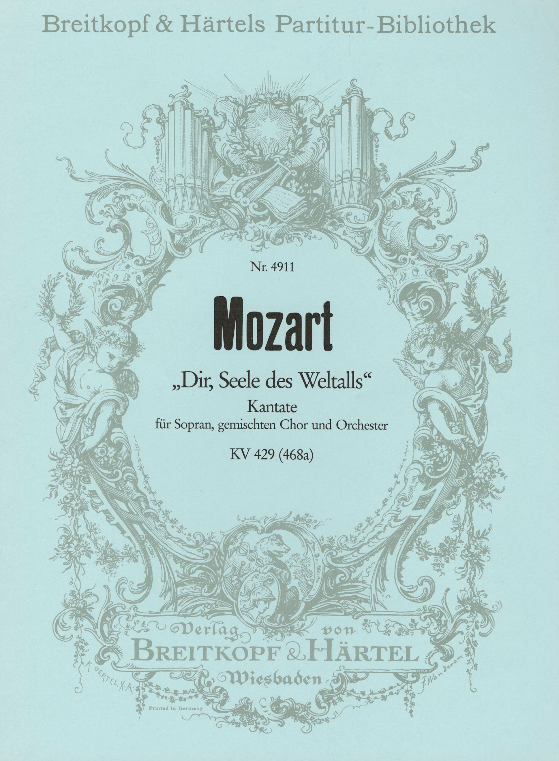 Front Cover Image Dir, Seele des Weltalls KV 429 (468a)