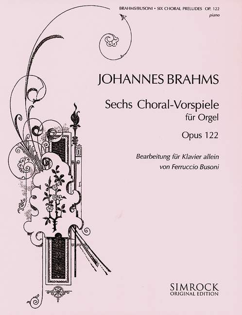 Other Cover Image Sechs Choralvorspiele op. 122