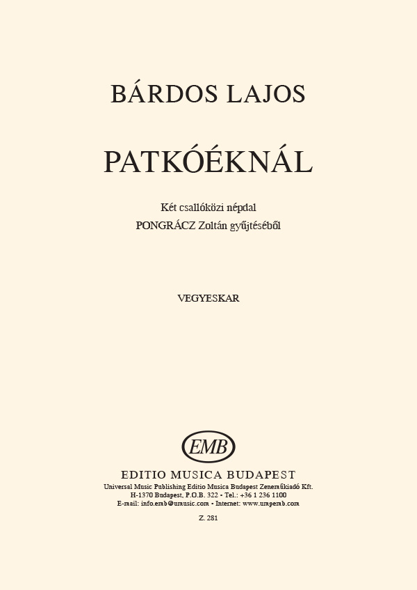 Other Cover Image Patkóéknál