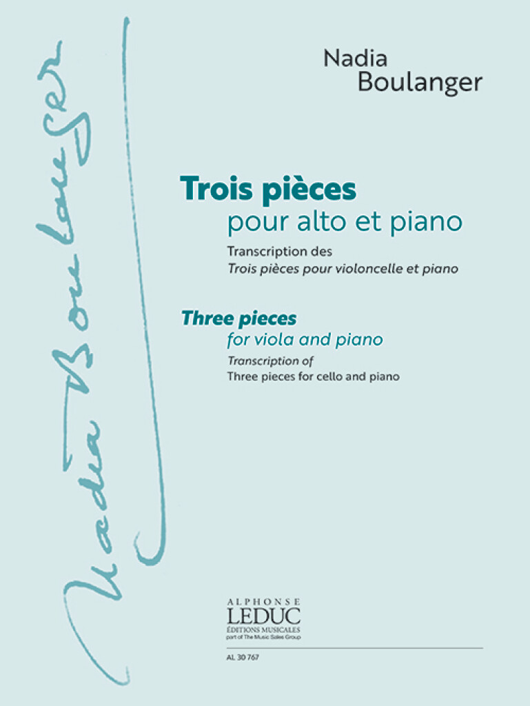 Other Cover Image 3 Pièces Pour Alto Et Piano