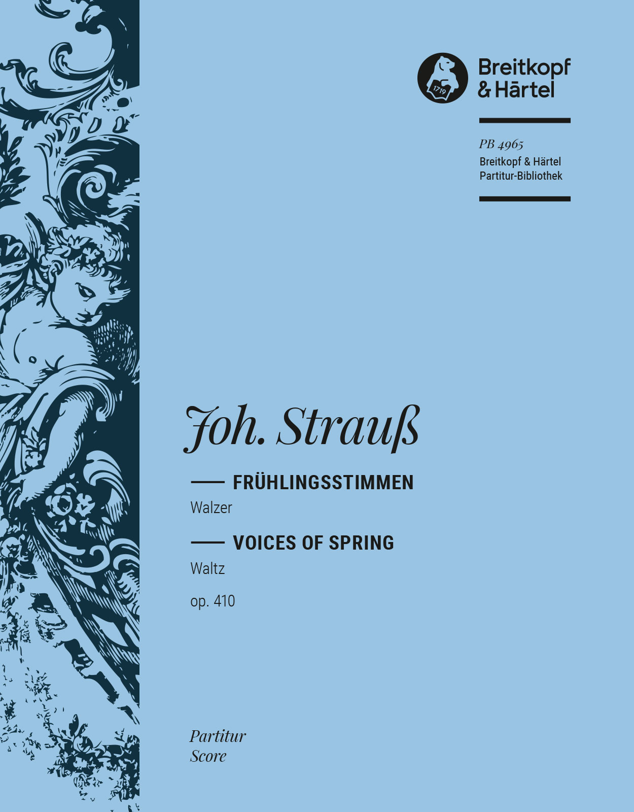 Front Cover Image Frühlingsstimmen op. 410