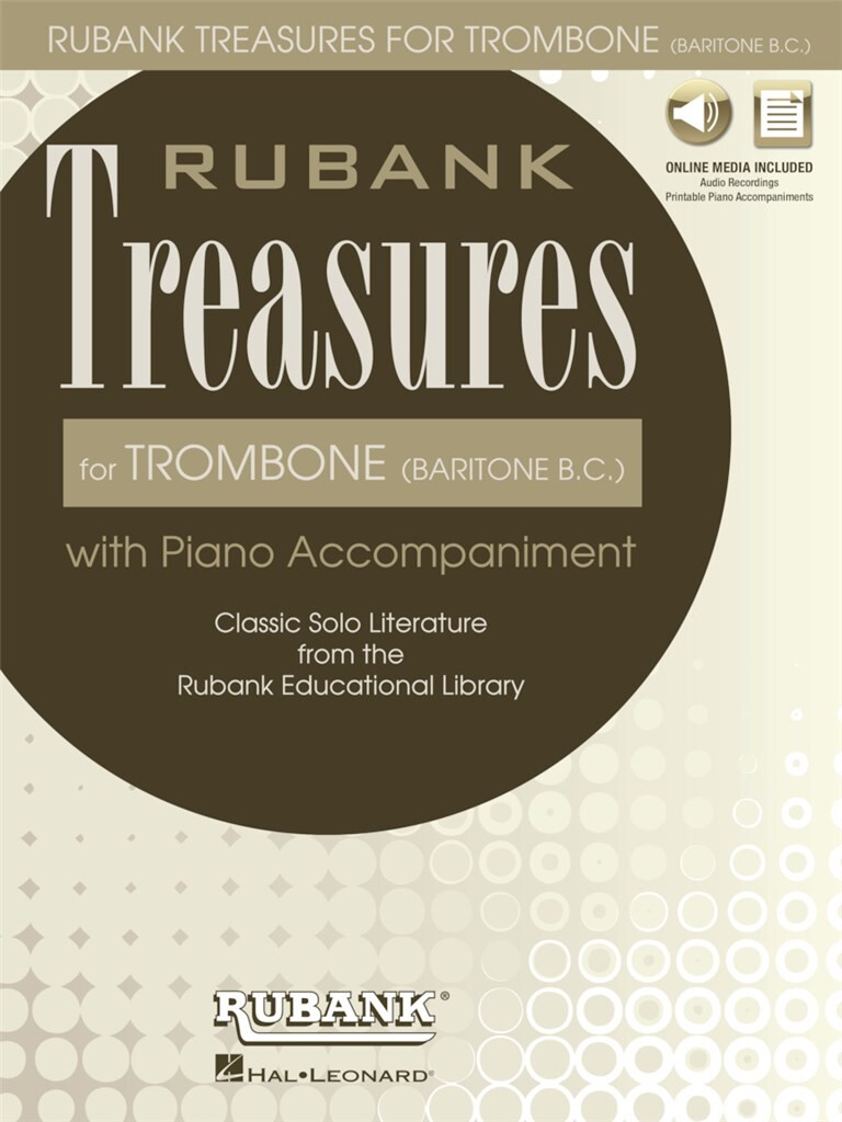 Other Cover Image Rubank Treasures for Trombone (Baritone B.C.)