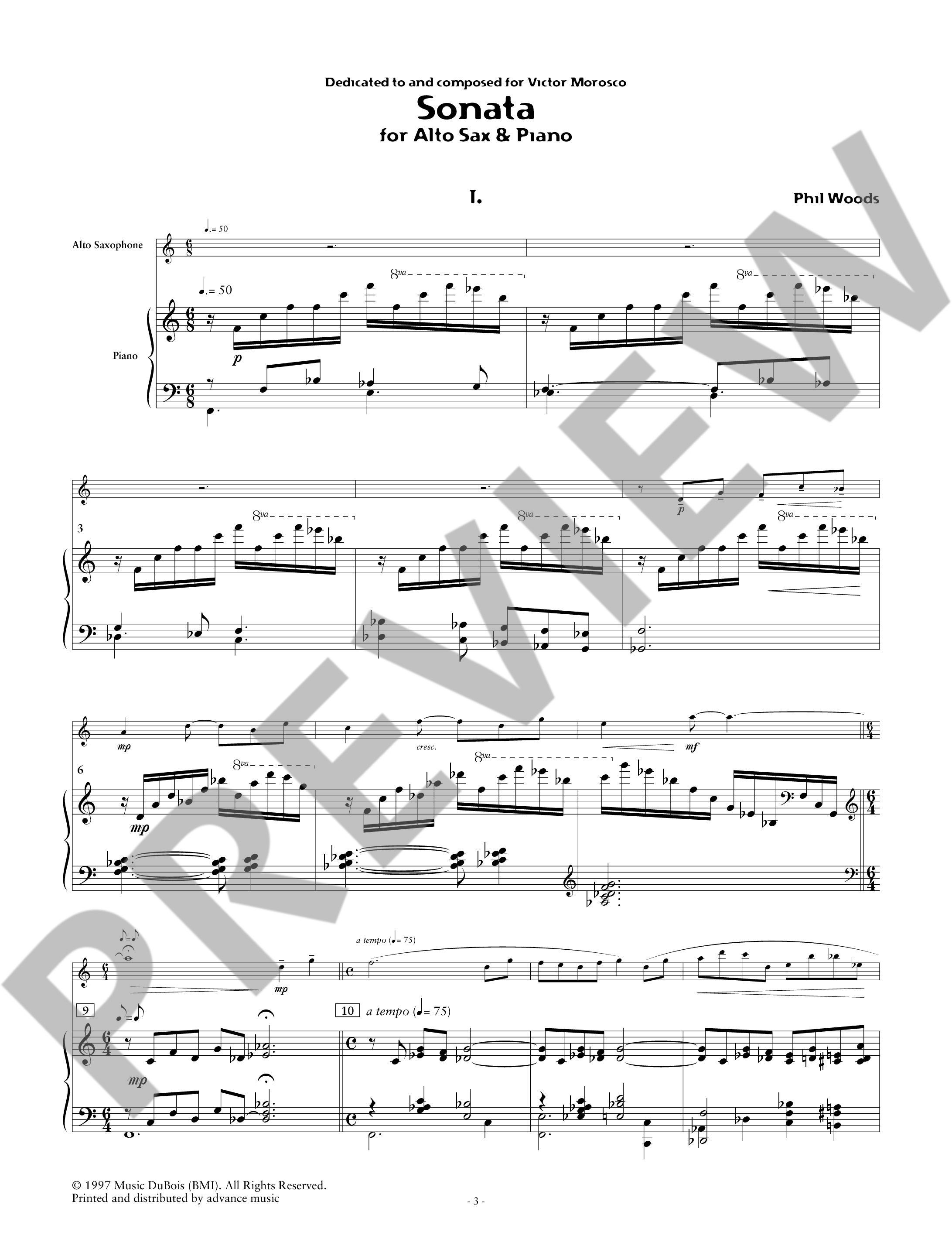 Other Cover Image Sonata for alto sax and piano