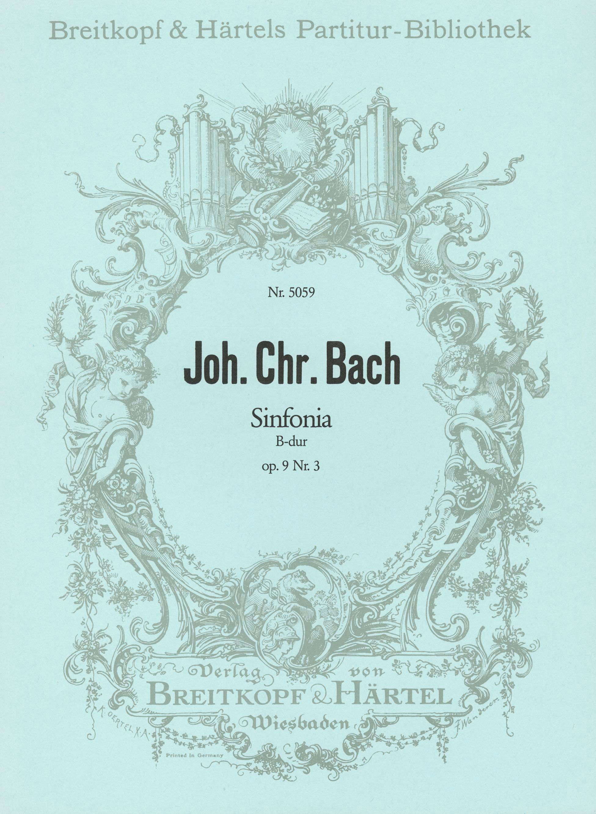 Front Cover Image Sinfonia B-dur op. 9/3