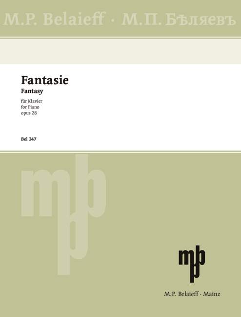Front Cover Image Fantasie h-Moll op. 28