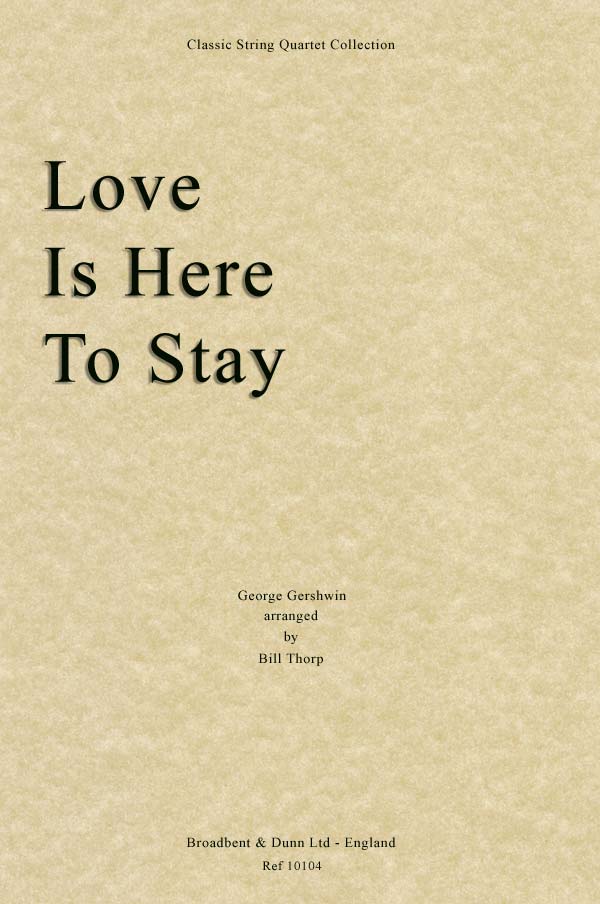 Other Cover Image Love Is Here To Stay