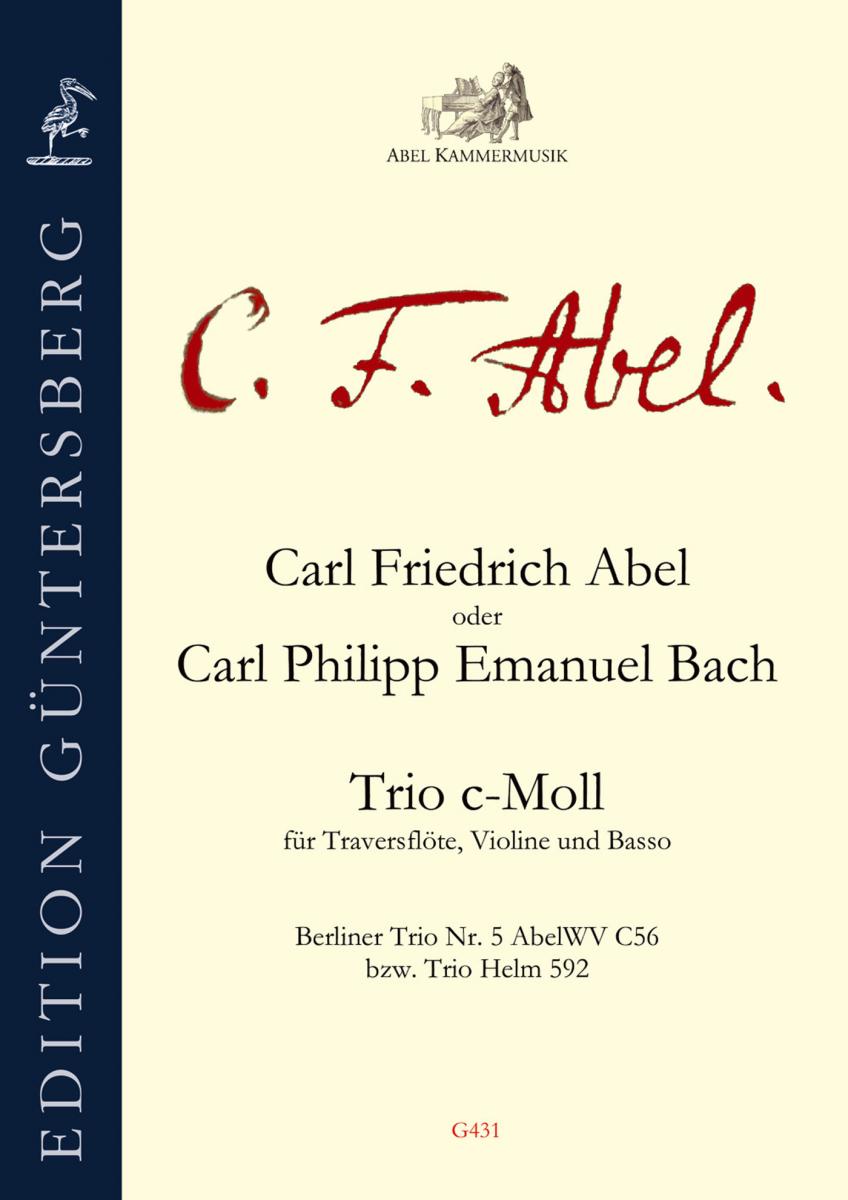 Other Cover Image Sieben Berliner Trios, Nr. 5 für Querflöte, Violine und Bass c-Moll AbelWV C56