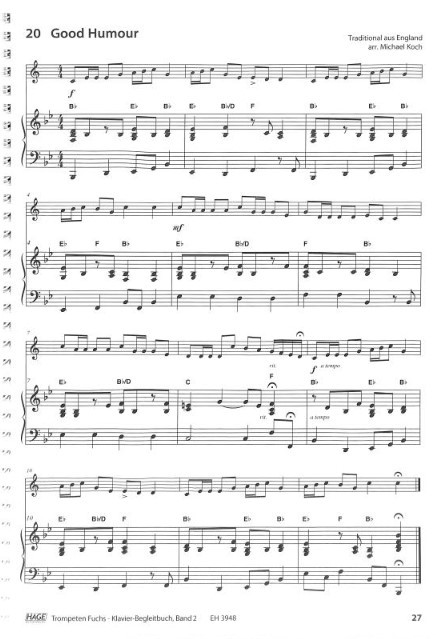 Other Cover Image Trompeten Fuchs Band 2 - Klavierbuch