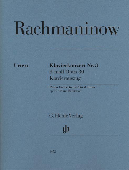 Front Cover Image Klavierkonzert Nr. 3 d-moll op. 30