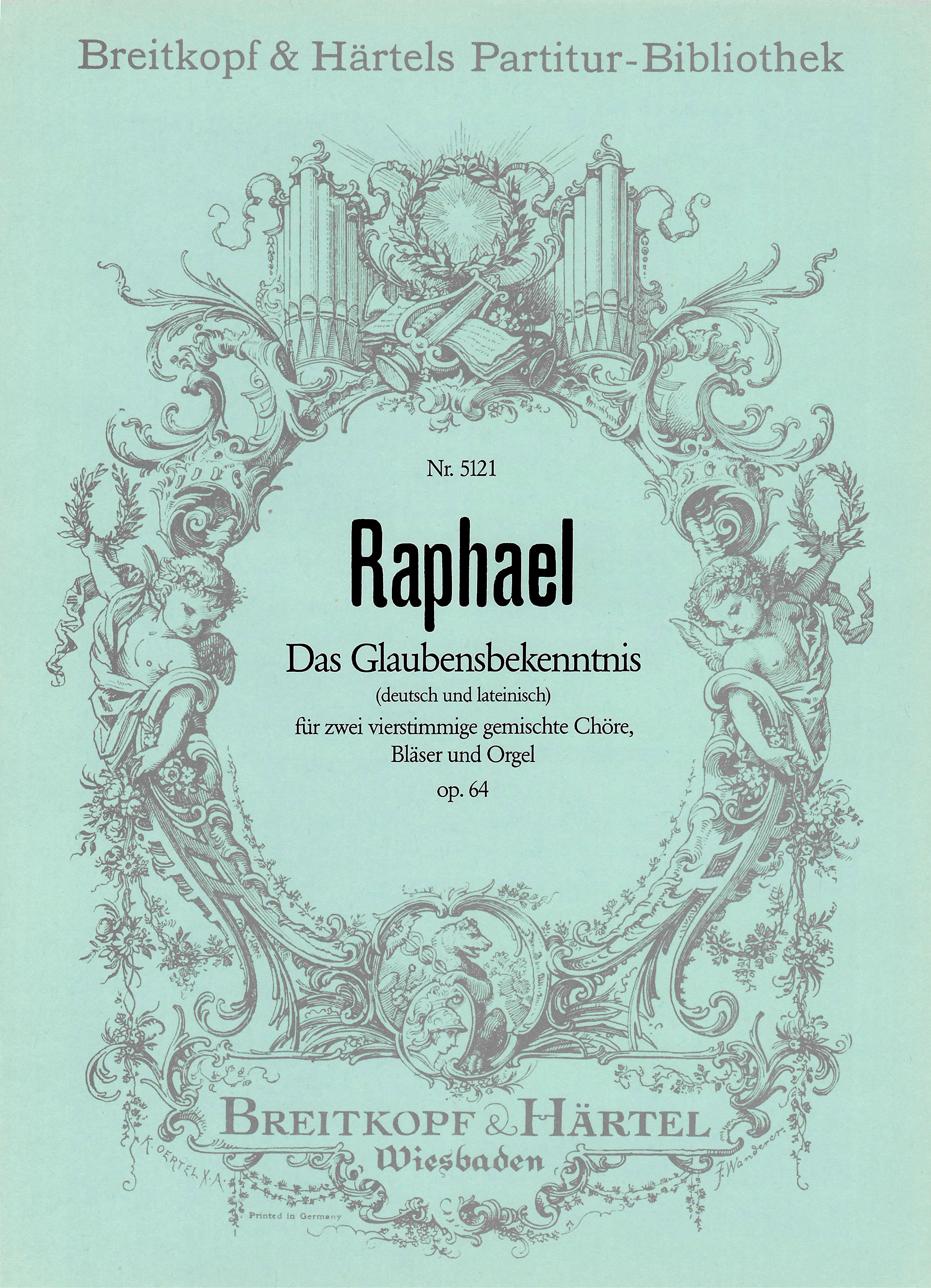 Front Cover Image Das Glaubensbekenntnis op. 64