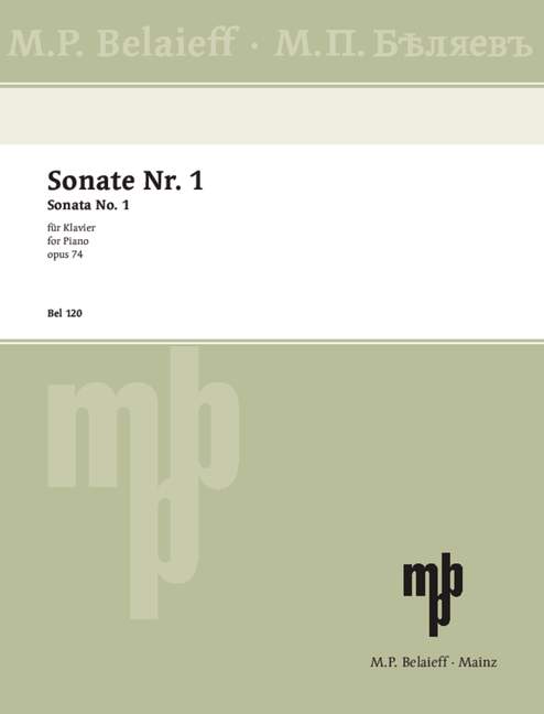 Front Cover Image Sonate Nr. 1 b-Moll op. 74