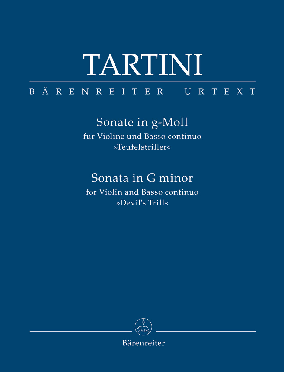 Front Cover Image Sonate für Violine und Basso continuo g-Moll "Teufelstriller"