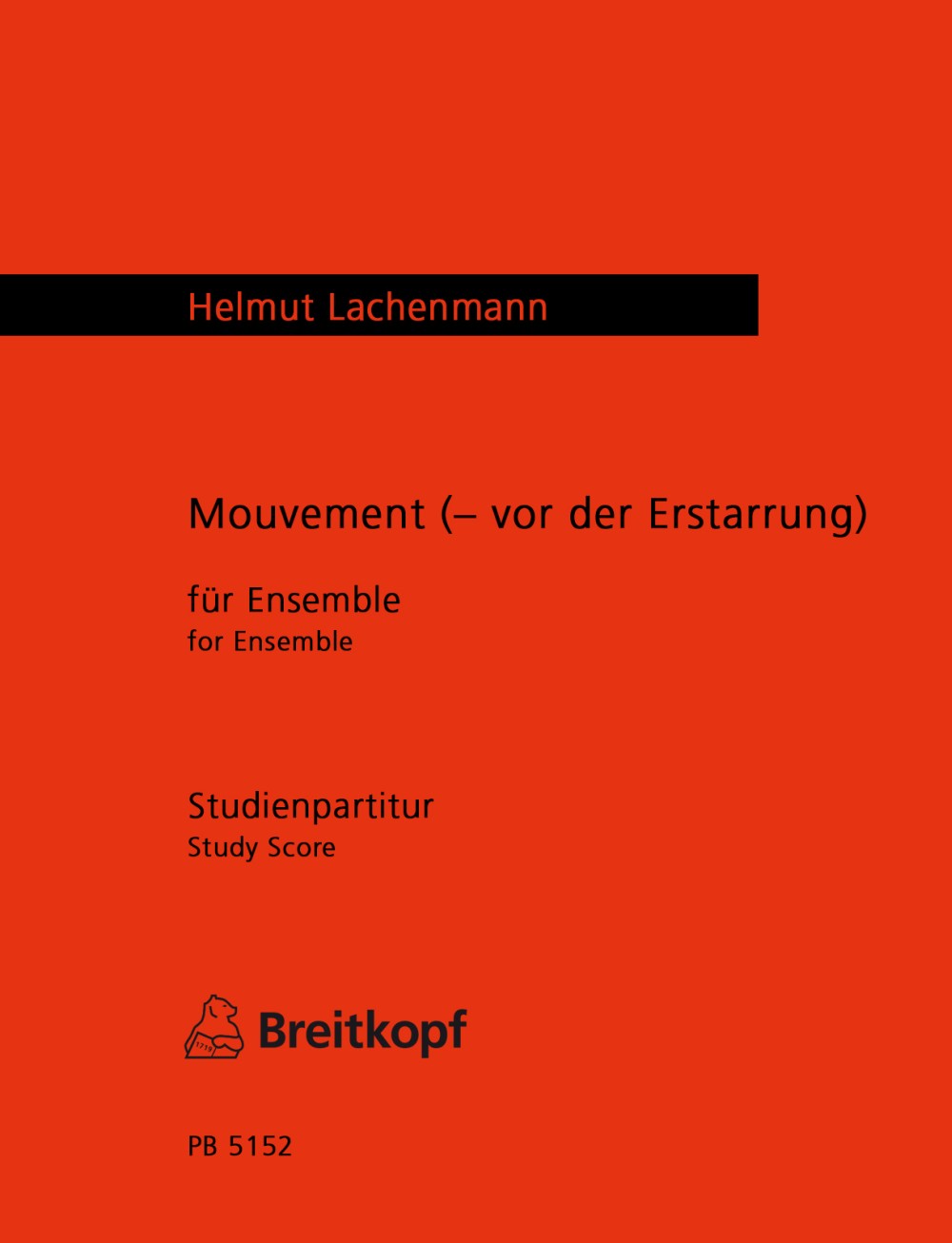 Front Cover Image Mouvement (Vor der Erstarrung)