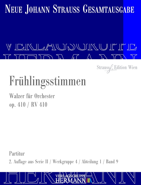 Front Cover Image Frühlingsstimmen op. 410 RV 410