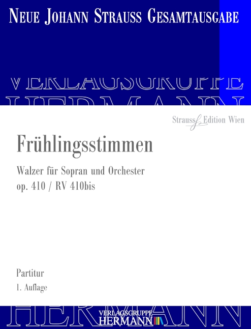 Front Cover Image Frühlingsstimmen op. 410 RV 410bis