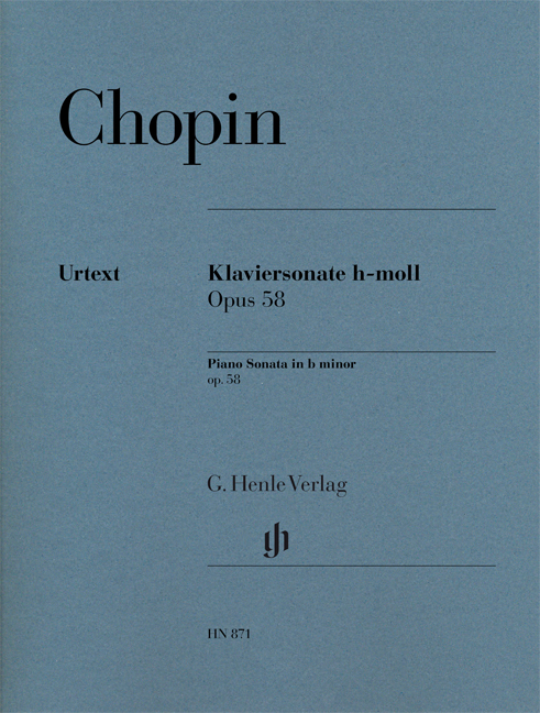 Front Cover Image Klaviersonate h-moll op. 58