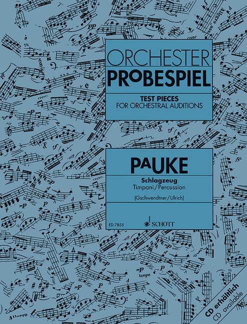 Front Cover Image Orchester-Probespiel Pauke / Schlagzeug