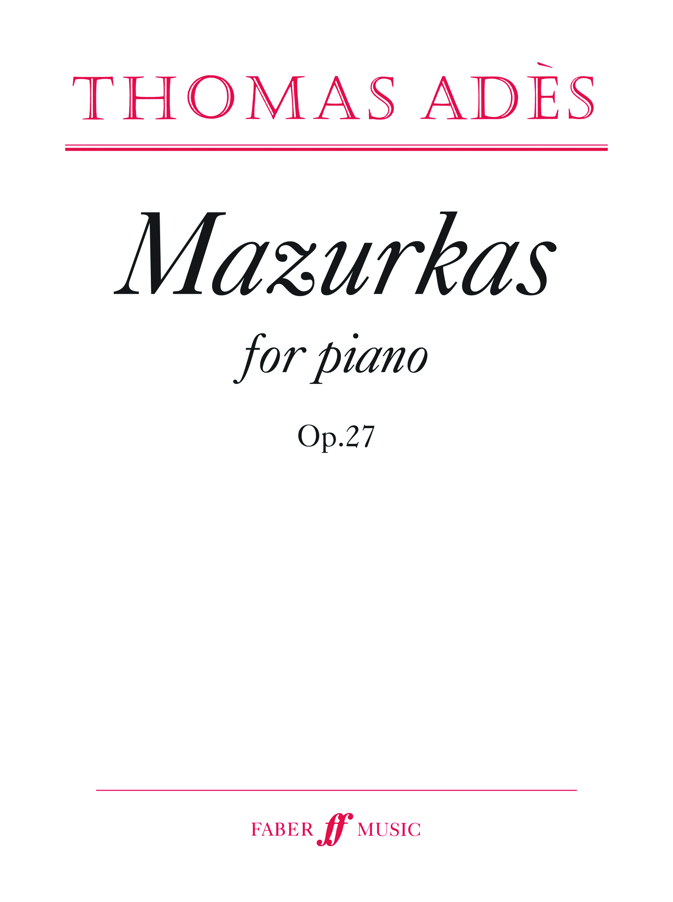 Other Cover Image Mazurkas op. 27