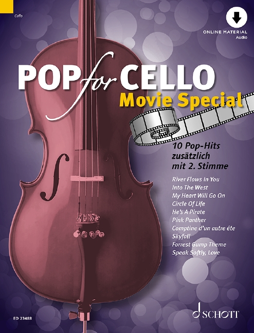 Front Cover Image Pop For Cello - Movie Special