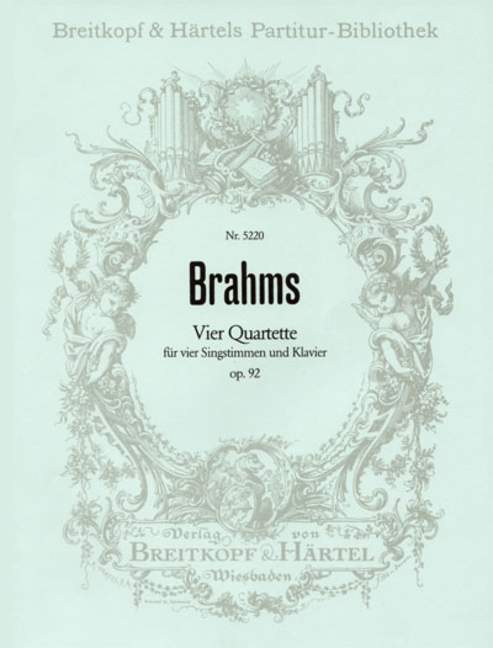 Other Cover Image 4 Quartette op. 92