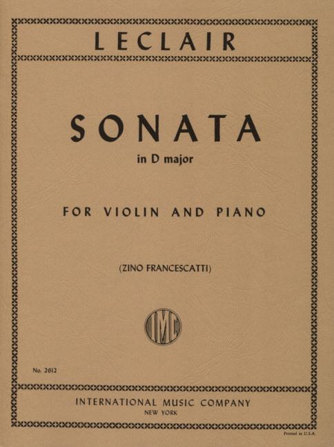 Other Cover Image Sonate D-Dur
