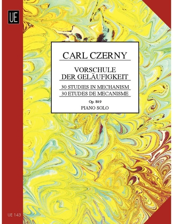 Front Cover Image Vorschule der Geläufigkeit für Klavier op. 849