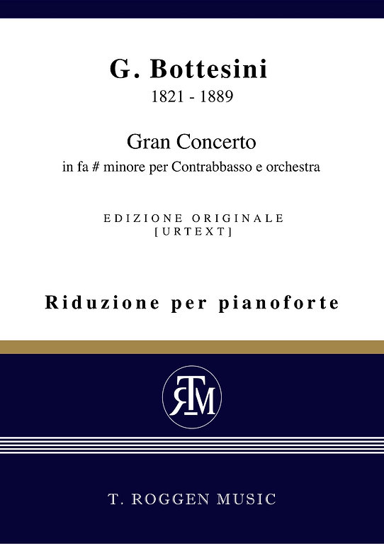 Front Cover Image Konzert Nr. 1 fis-Moll für Kontrabass und Orchester