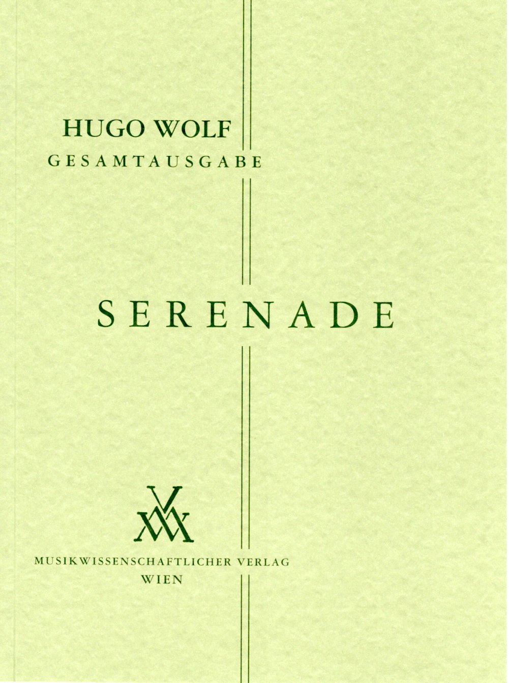 Front Cover Image Italienische Serenade 1887 D-Dur