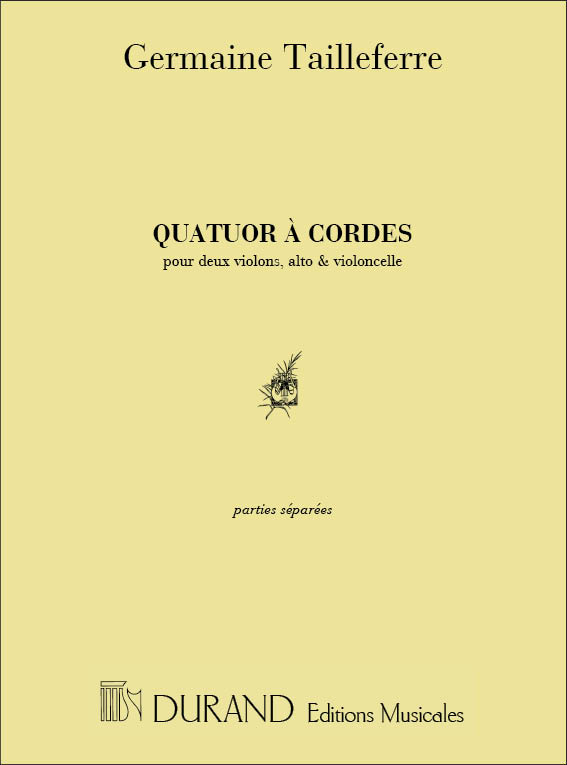 Front Cover Image Quatuor à Cordes