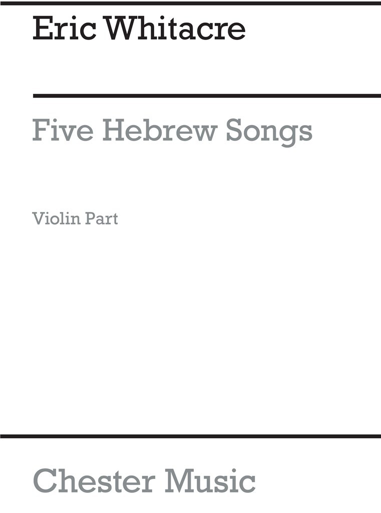 Other Cover Image Five Hebrew Love Songs