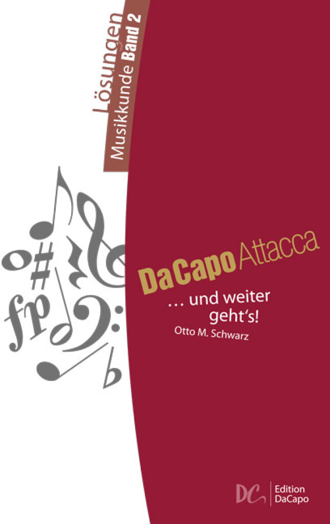 Front Cover Image Da Capo Attacca - Lösungen Musikkunde Band 2