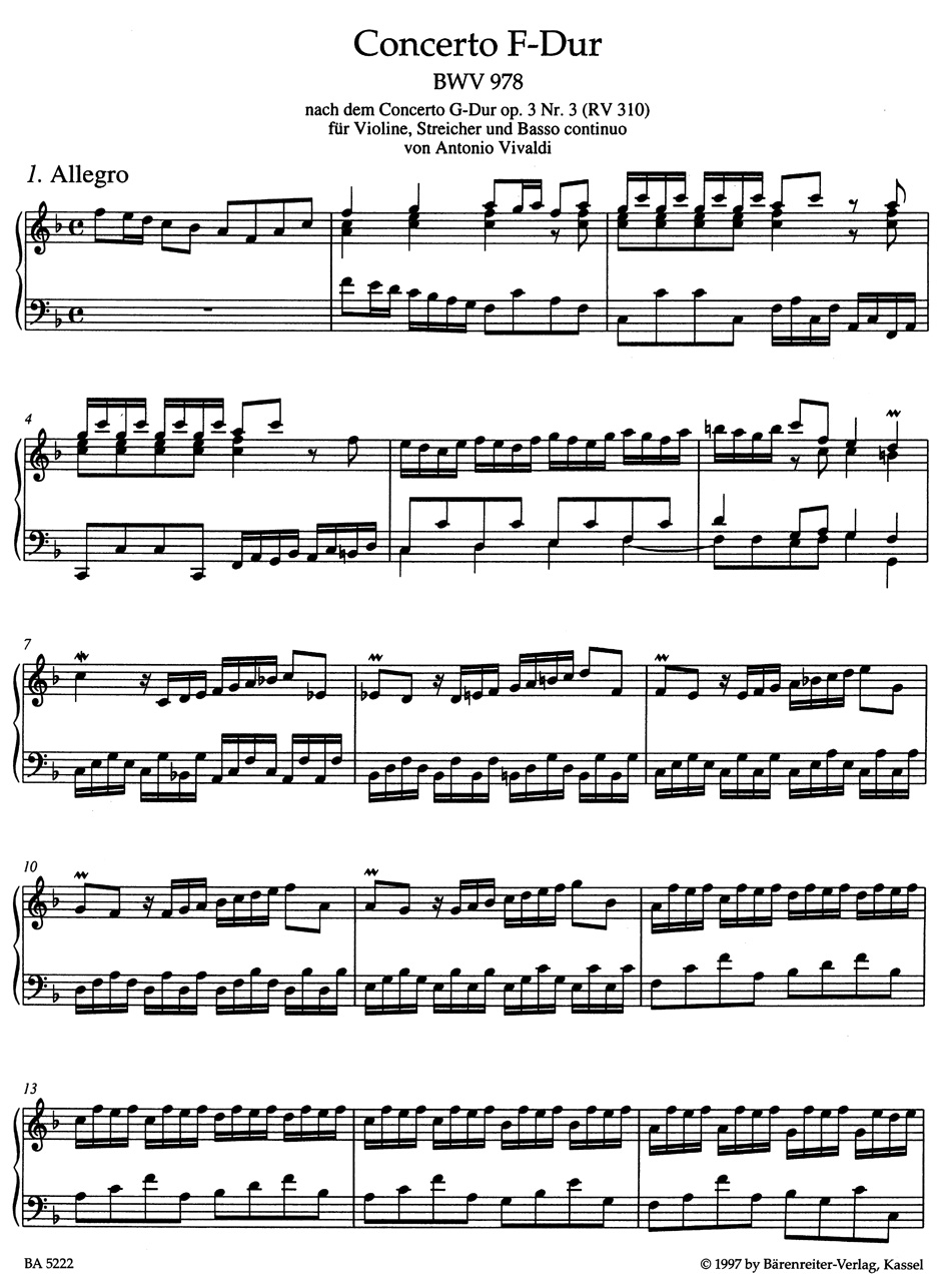 Other Cover Image Klavierbearbeitungen fremder Werke II BWV 978-984