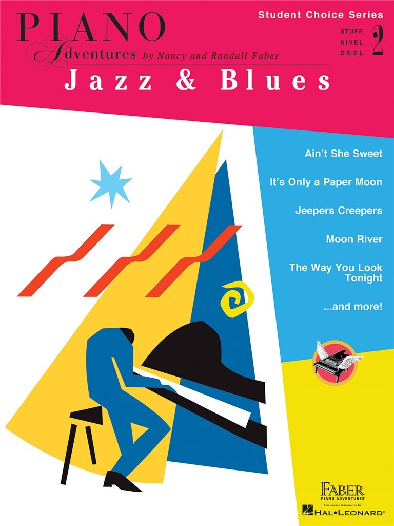 Front Cover Image Piano Adventures Level 2 - Jazz & Blues