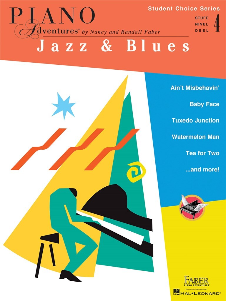 Front Cover Image Piano Adventures Level 4 - Jazz & Blues